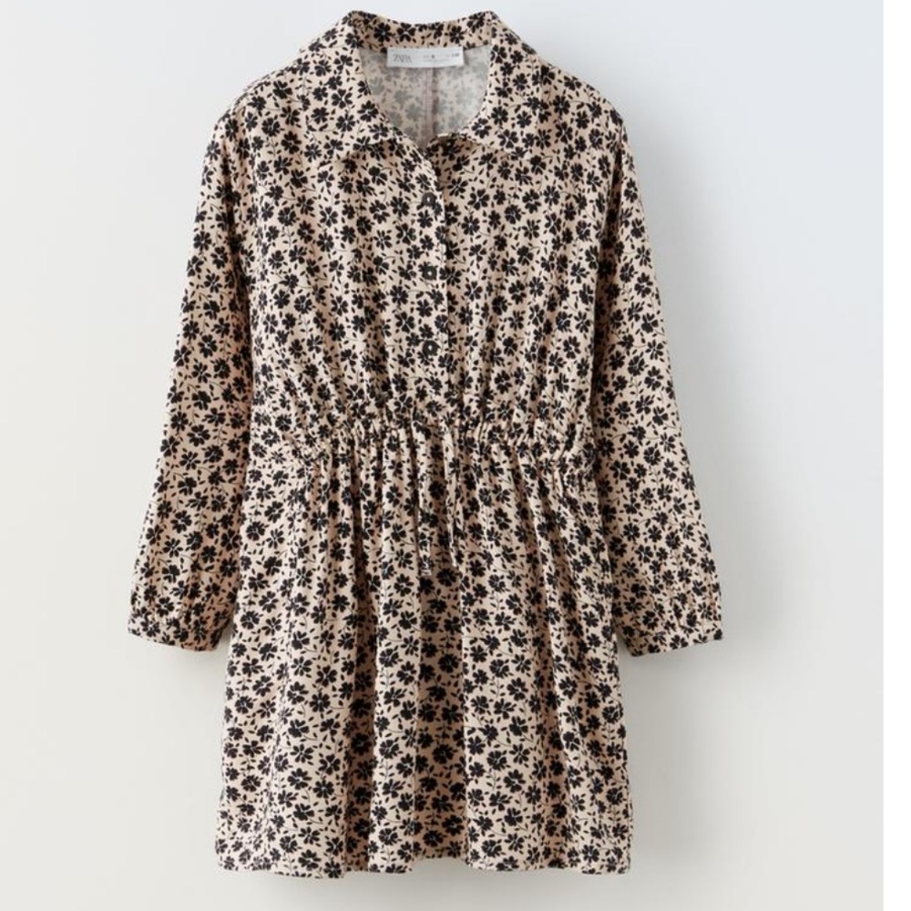 Zara mixed floral dress worn once